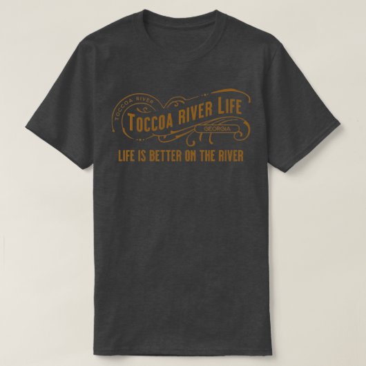 Toccoa River Leben T-Shirt (Design vorne)