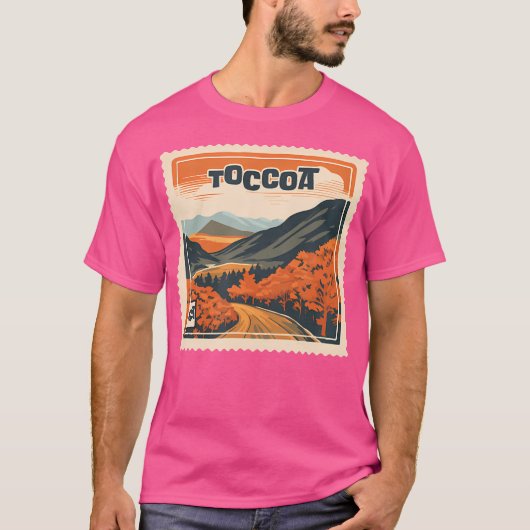 Toccoa Wandern neben dem Wasser T-Shirt (Vorderseite)