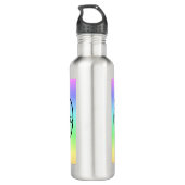 Tochenkernregenbogen Edelstahlflasche (Rückseite)