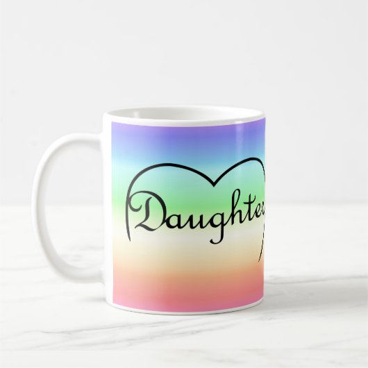 Tochenkernregenbogen Kaffeetasse (Links)