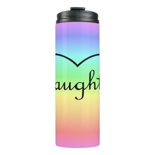 Tochenkernregenbogen Thermosbecher (Vorderseite)