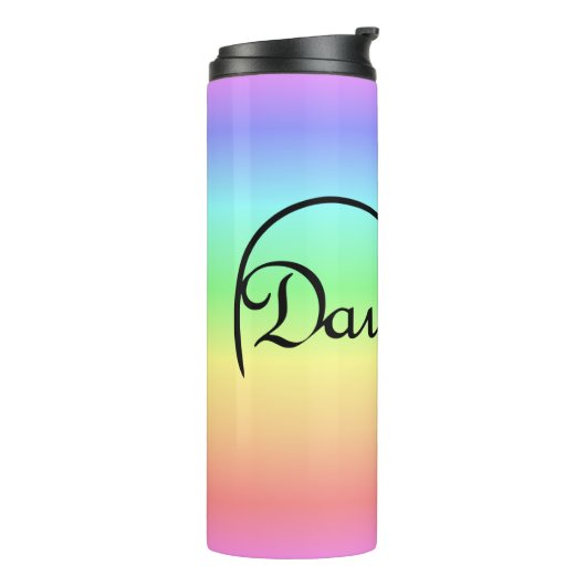 Tochenkernregenbogen Thermosbecher (Nach links gedreht)