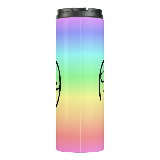 Tochenkernregenbogen Thermosbecher (Rückseite)