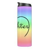 Tochenkernregenbogen Thermosbecher (Nach rechts gedreht)