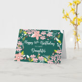 Tochter 36. Geburtstag Grüne Blume Karte (Gelbe Blume)