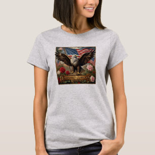 Tochter Adler Amerikanische Revolution USA Geschic T-Shirt