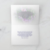 Tochter an ihrem Hochzeitstag Karte (Innenseite)