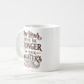 Tochter Attitüde Kaffeetasse (Vorderseite Links)