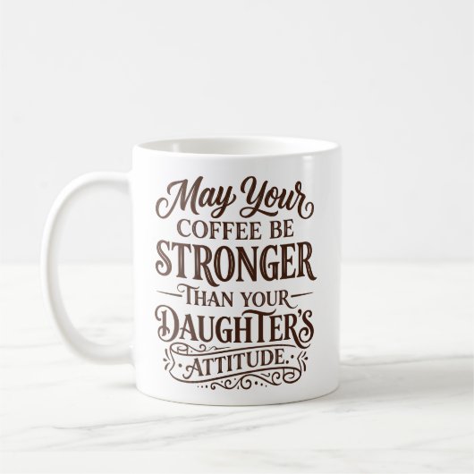 Tochter Attitüde Kaffeetasse (Links)