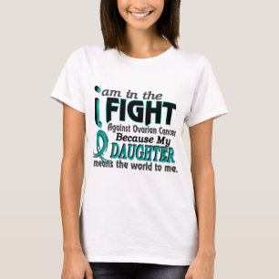 Tochter bedeutet Welt zu mir Eierstockkrebs T-Shirt
