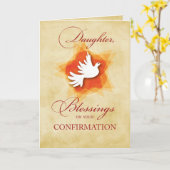 Tochter, Bestätigung Glückwunsch Glückwünsche Segn Karte (Gelbe Blume)