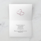 Tochter, Brautjungferneinladung mit Rosen Einladung (Innenseite)