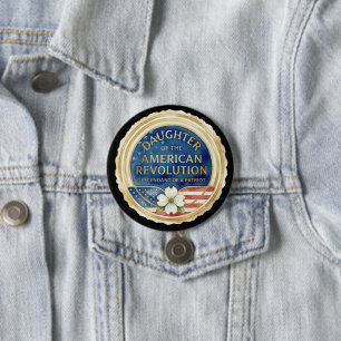 Tochter der American Revolution Patriot USA Button