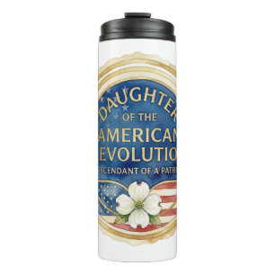 Tochter der American Revolution Patriot USA Thermosbecher