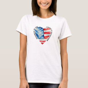 Töchter der Amerikanischen Revolution Aquarell T-Shirt