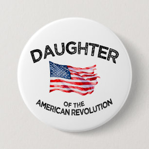 Tochter der Amerikanischen Revolution DAR-Erbe Button