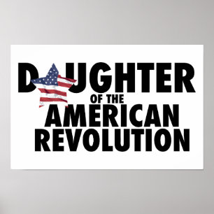 Tochter der Amerikanischen Revolution DAR Stern US Poster