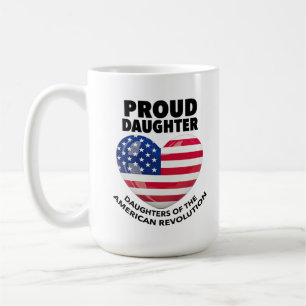Töchter der Amerikanischen Revolution Stolzer Patr Kaffeetasse