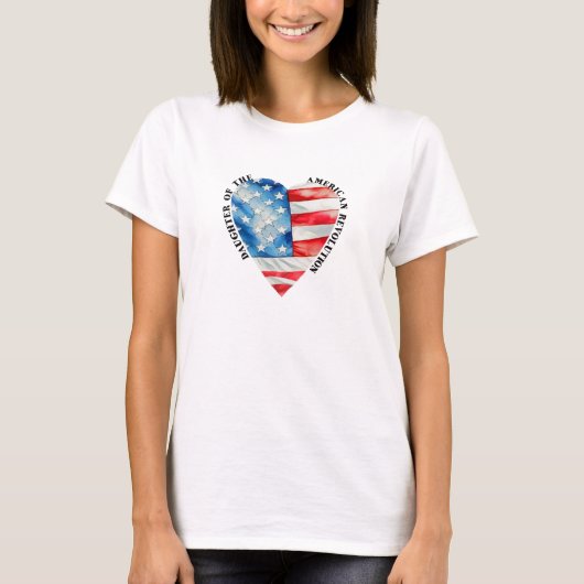 Tochter der amerikanischen Revolution T-Shirt (Vorderseite)