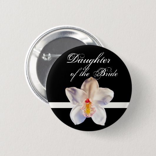 Tochter der Braut Wedding ID Bride Button (Vorne & Hinten)