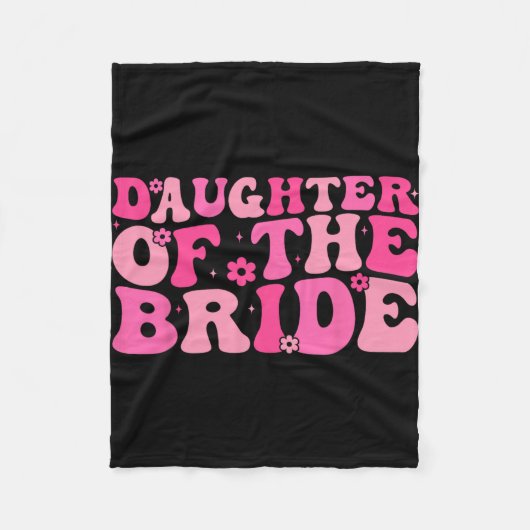 Tochter der Brautpaarsfamilie Fleecedecke (Vorderseite)