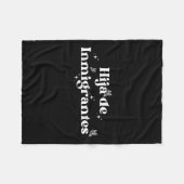 Tochter der eingewanderten Flüchtlinge Latina Rech Fleecedecke (Vorderseite (Horizontal))