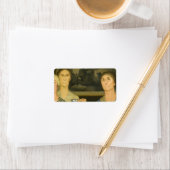 Töchter der Revolution von Grant Wood Adressaufkleber (Insitu)