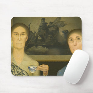 Töchter der Revolution von Grant Wood Mousepad