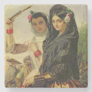 Töchter des Alhambras Steinuntersetzer
