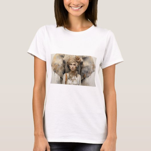 Tochter des Elefanten T-Shirt (Vorderseite)