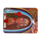 "Tochter des Göttlichen" Magnet (Horizontal)