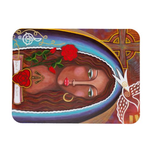 "Tochter des Göttlichen" Magnet (Horizontal)