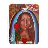 "Tochter des Göttlichen" Magnet (Vertikal)