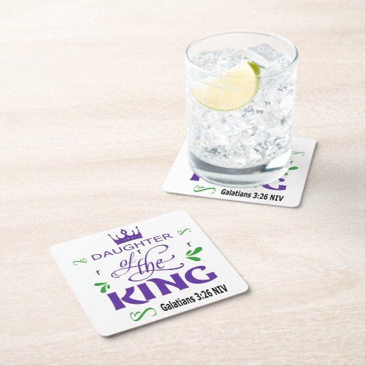 Tochter des King Paper Untersetzer (Vor Ort)