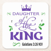 Tochter des King Paper Untersetzer (Vorderseite)