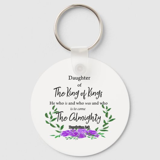 Tochter des KING-Schlüsselanhängers Schlüsselanhänger (Vorderseite)