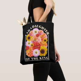 Tochter-des-Königs-Bibelvers-Wildblume Tasche