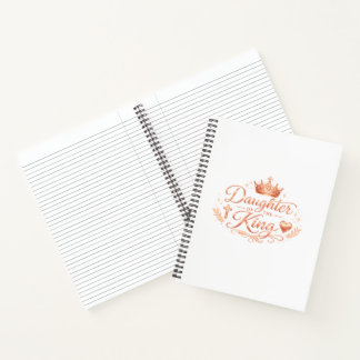 Tochter des Königs • Christliches Journal (Rose Go Notizblock