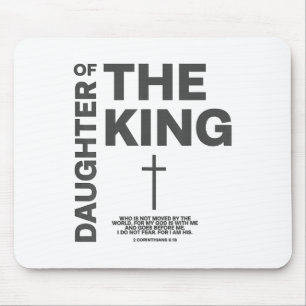 Tochter des Königs Jesus, Christliche Frau Mousepad