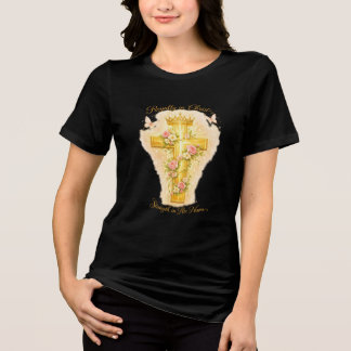 Tochter des Königs - Königliche Würde in Christus Tri-Blend Shirt