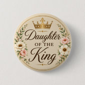 Tochter-des-Königs-Runde  Button (Vorderseite)