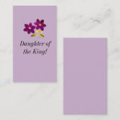 Tochter des Königs Visitenkarte (Vorne/Hinten)