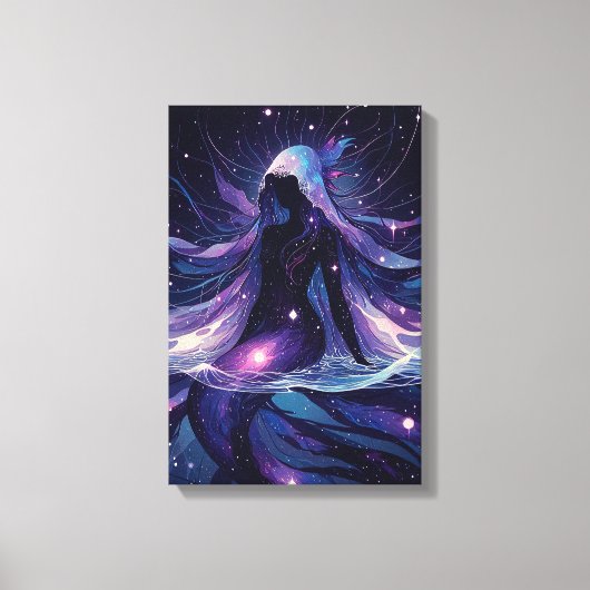 Tochter des Kosmos Leinwanddruck (Vorderseite)