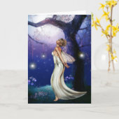 Tochter des Mondes Karte (Gelbe Blume)