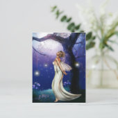 Tochter des Mondes Postkarte (Stehend Vorderseite)