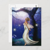 Tochter des Mondes Postkarte (Vorne/Hinten)