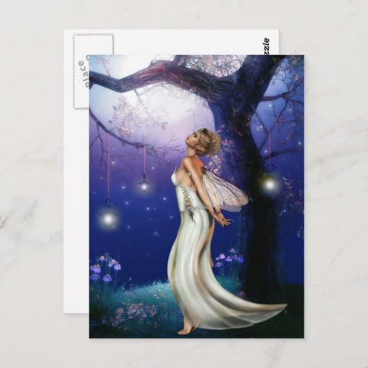 Tochter des Mondes Postkarte (Vorne/Hinten)