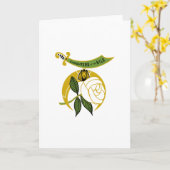 Töchter des Nils Karte (Gelbe Blume)