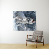 Tochter des Wolfs Wandteppich (Beispiel (Horizontal))