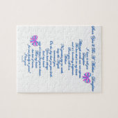 Tochter, die 1. Baby erwartet Puzzle (Horizontal)